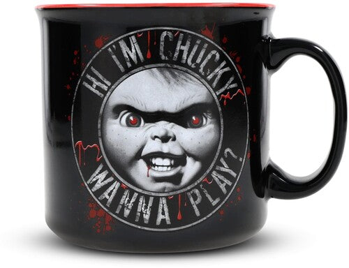 Child's Play Chucky “Hi, I'm Chucky” 20-Ounce Ceramic Camper Coffee Mug
