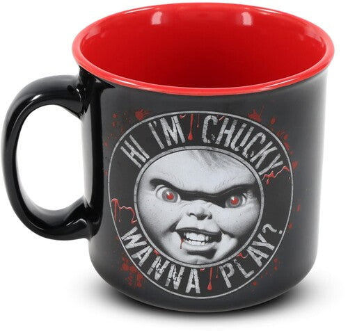 Child's Play Chucky “Hi, I'm Chucky” 20-Ounce Ceramic Camper Coffee Mug