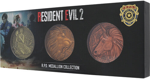 Resident Evil 2 R.P.D. Medallion Replica Set – Limited Edition by Fanattik