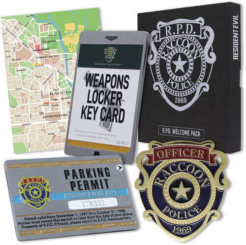 Resident Evil 2 R.P.D. Welcome Pack Limited Edition Replica Set – US Variant by Fanattik