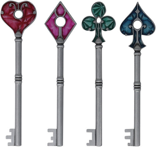 Resident Evil 2 R.P.D. Card Suit Keys Limited Edition Metal Replica Set by Fanattik