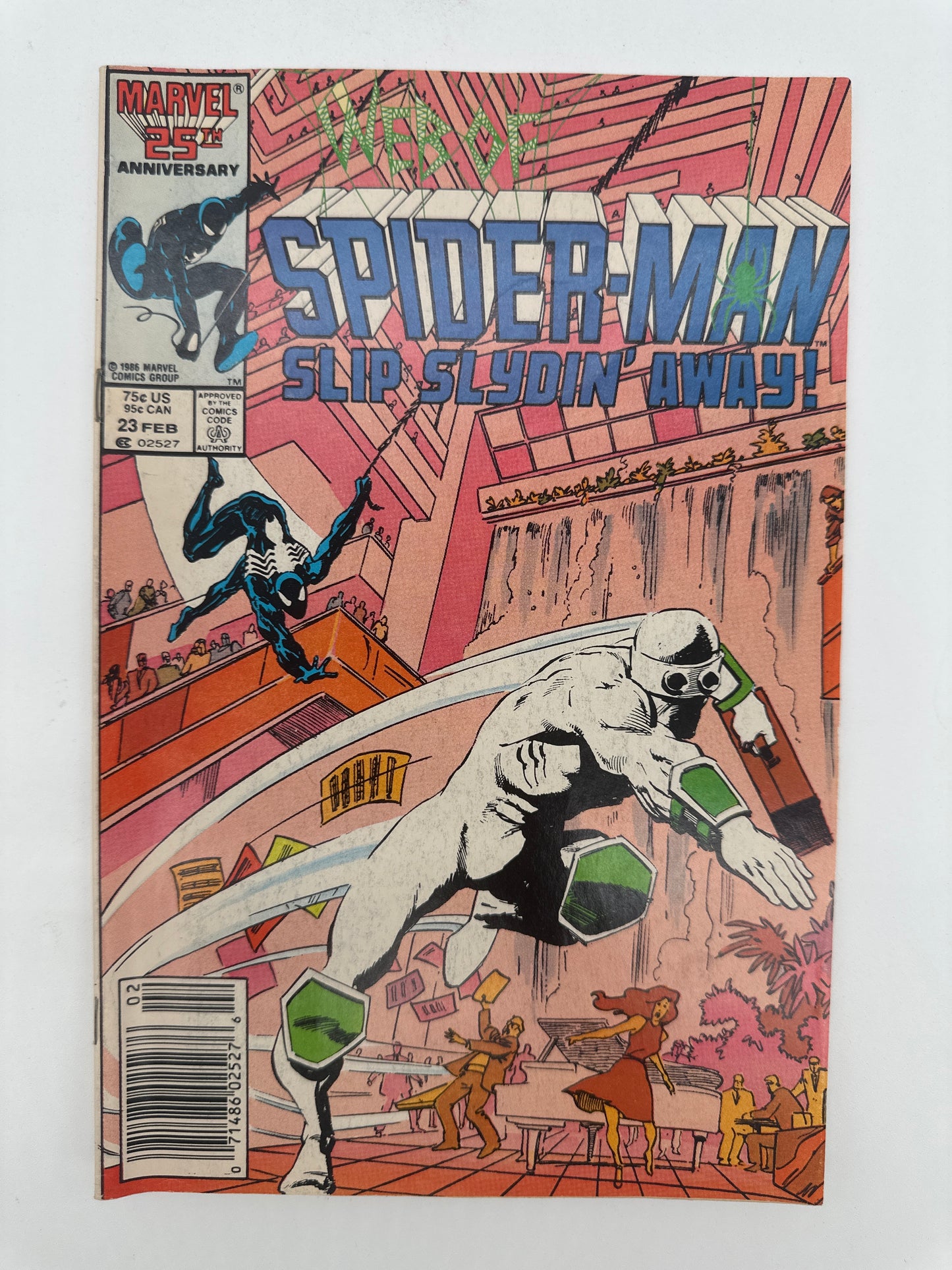 Web of Spider-Man #23 Newsstand VF