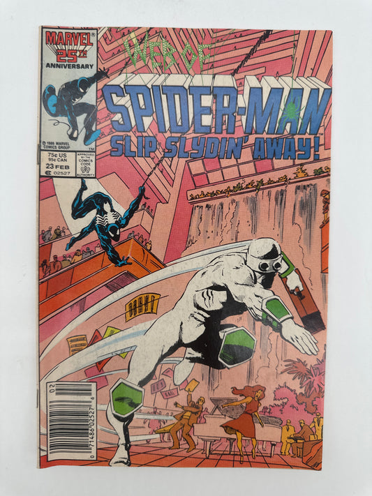Web of Spider-Man #23 Newsstand VF