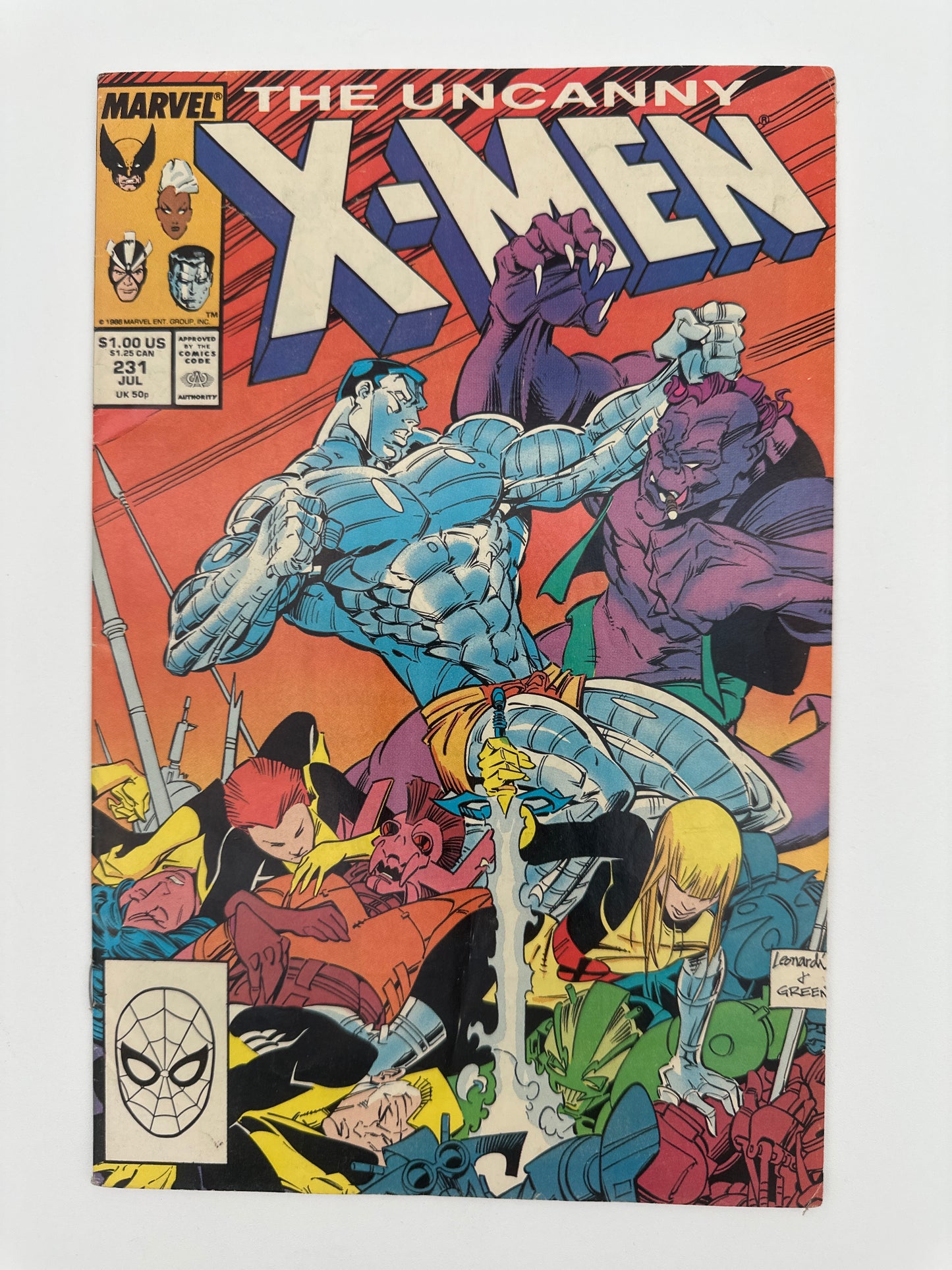 Uncanny X-Men #231 FN