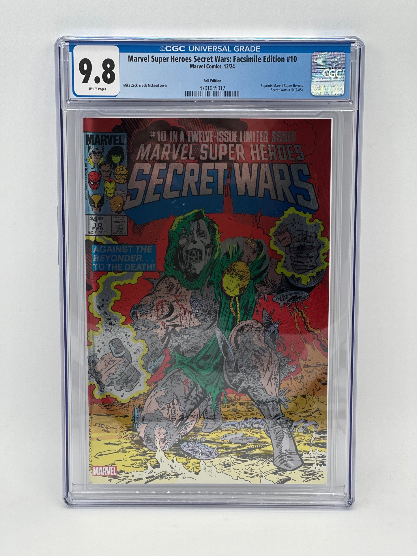 Marvel Super Heroes Secret Wars Facsimile Foil Edition #10