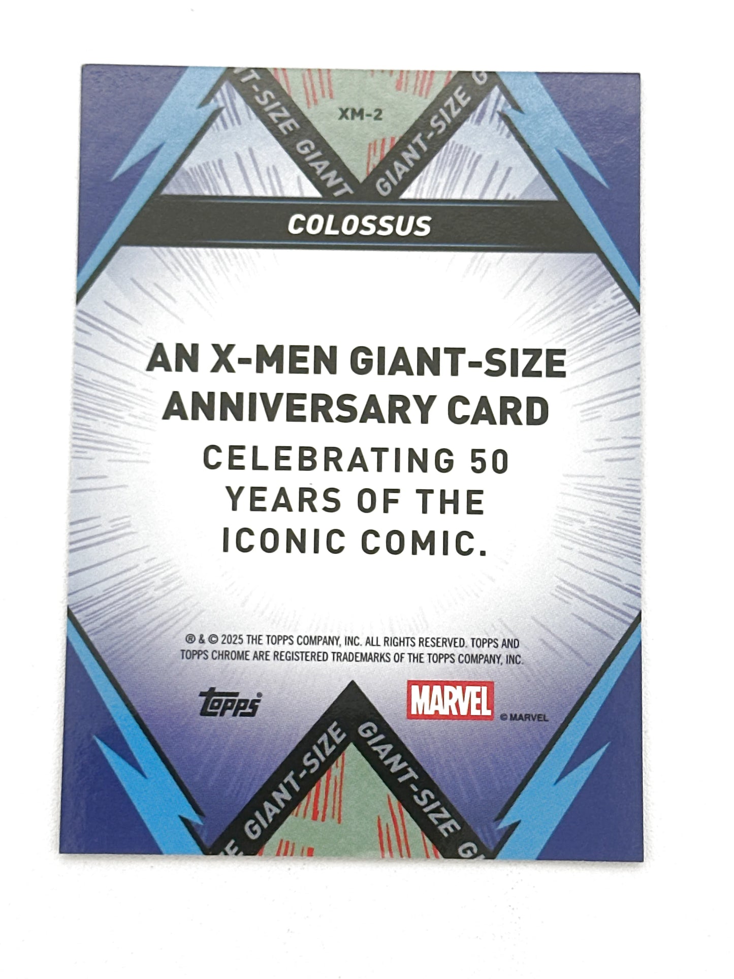 Marvel Topps Chrome Colossus X-Men Giant-Sized 50 Years