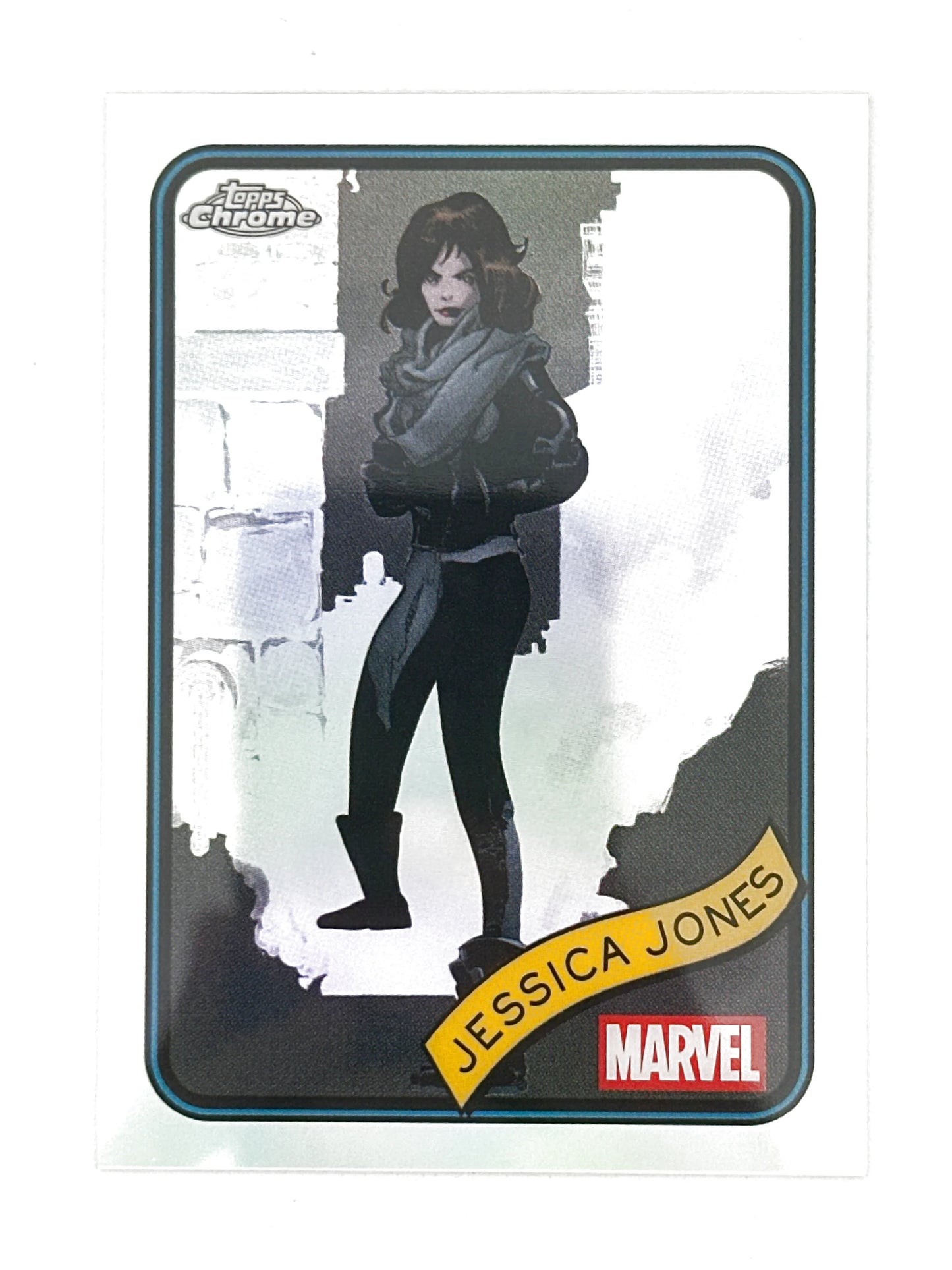 2025 Topps Marvel Chrome #069 Jessica Jones Base Refractor
