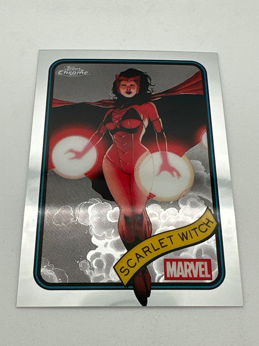 Marvel Topps Chrome Scarlet Witch Base