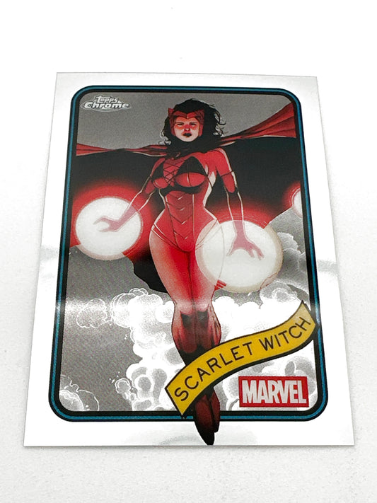 Marvel Topps Chrome Scarlet Witch Base