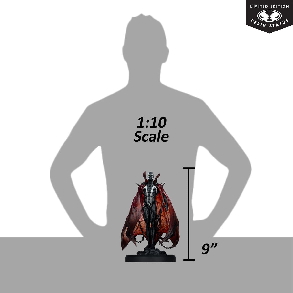 Spawn By Puppeteer Lee (Black White & Red All Over) 1/10 Scale Resin Statue Limited Edition McFarlane Toys
