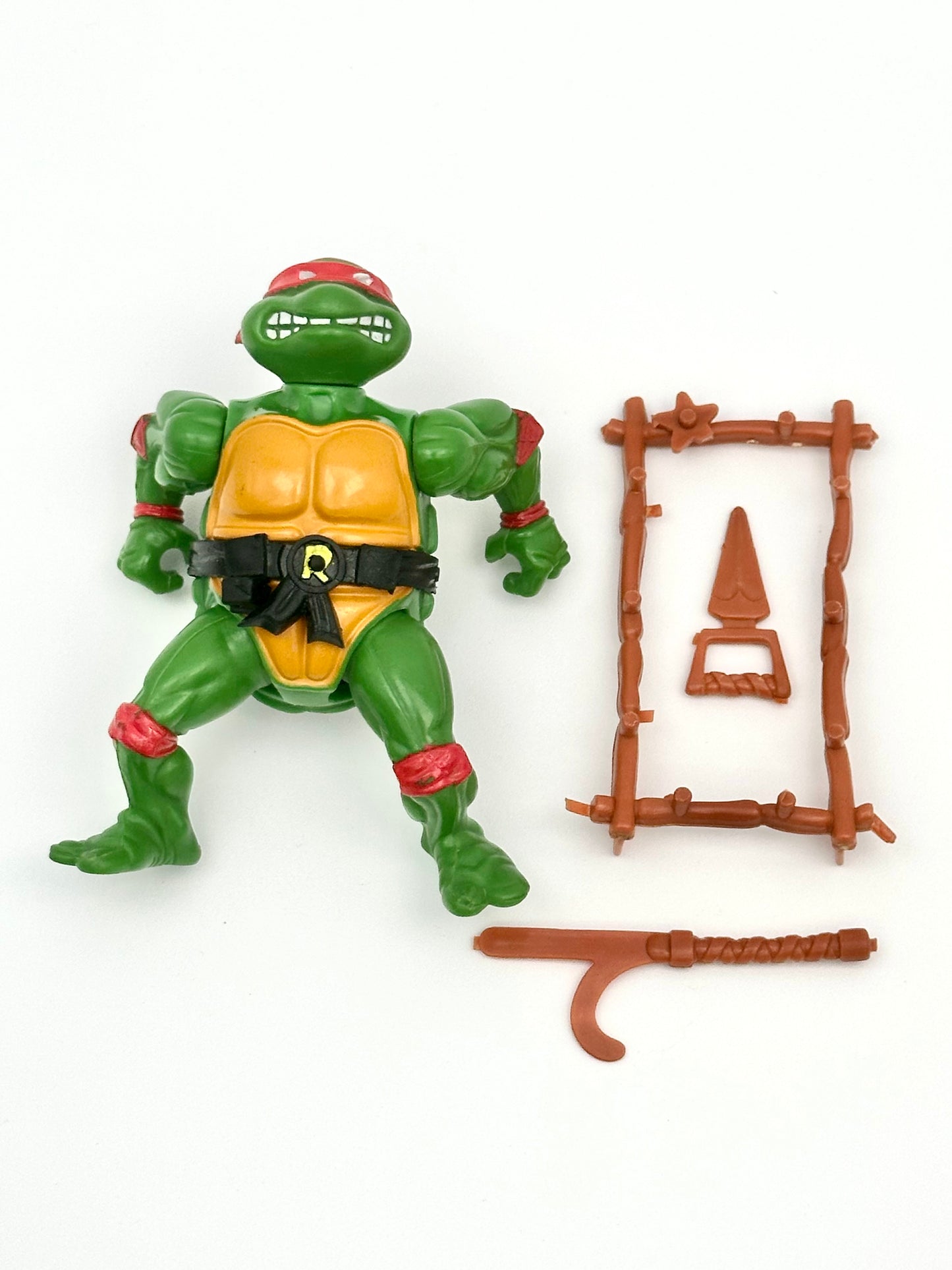 Vintage 1988 TMNT Raphael Soft Head Action Figure – Playmates Teenage Mutant Ninja Turtles