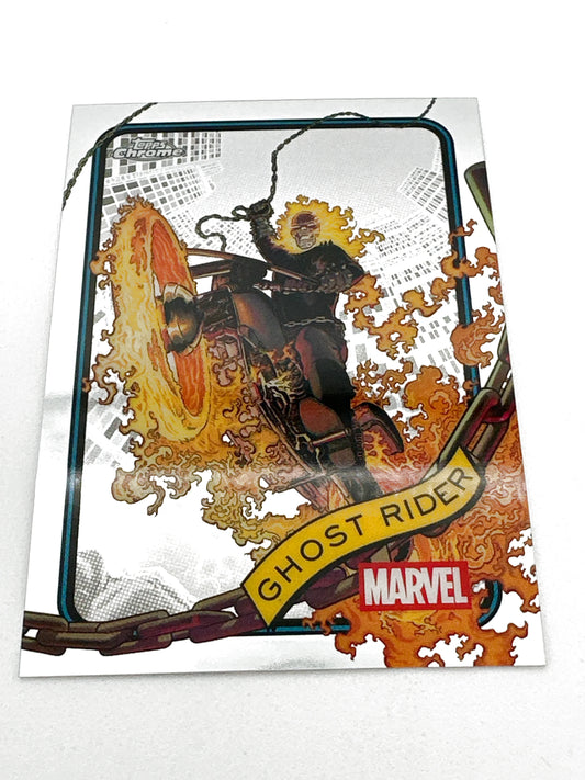 Marvel Topps Chrome Ghost Rider Base