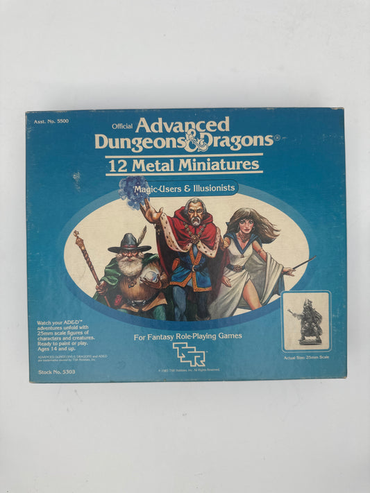Vintage 1983 TSR Dungeons & Dragons Miniatures Set #5303 – 12 Metal Figures