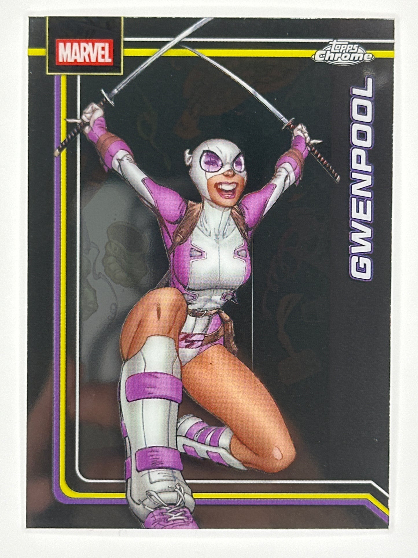 2026 Topps Marvel Chrome 121 Gwenpool Base Card