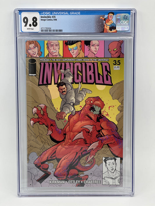 Invincible #35 CGC 9.8 Custom Label