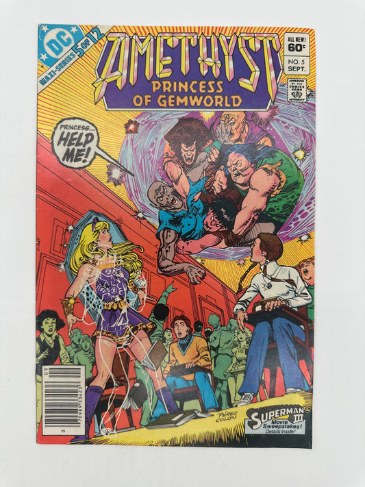 Amethyst Princess of Gemworld Maxi-Series #5 Newsstand VF