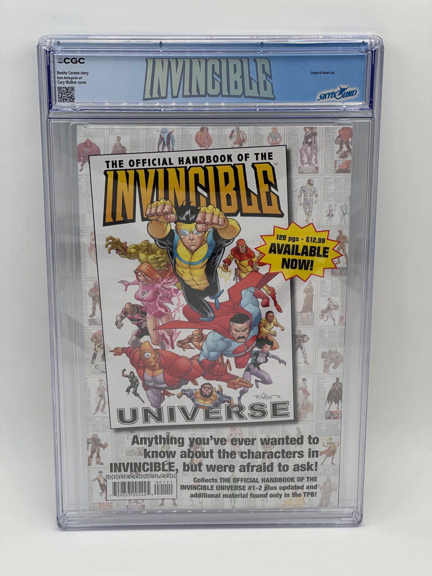 Invincible Presents: Atom Eve #1 CGC 9.6 Custom Label