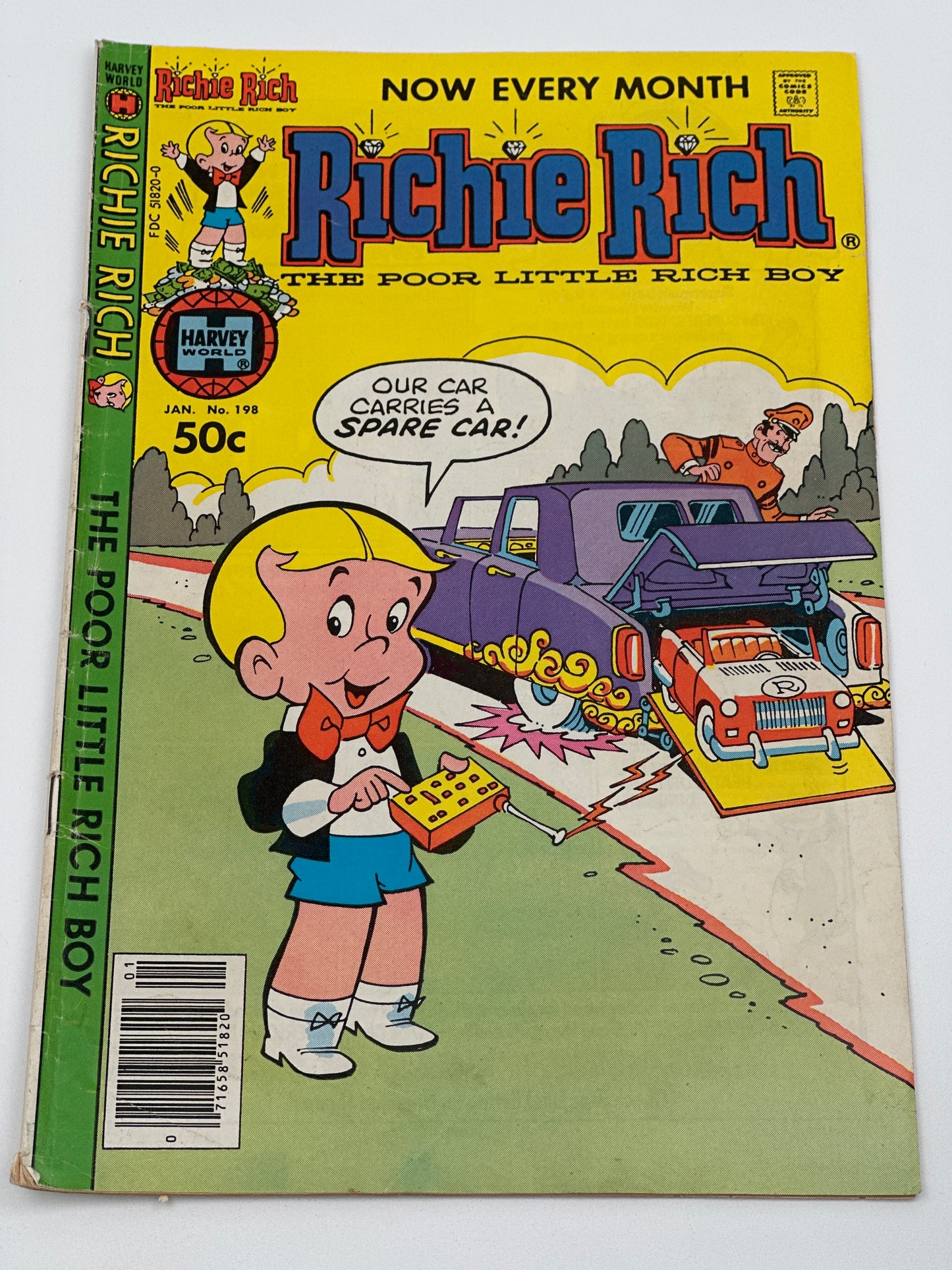 Richie Rich #198 (One Page Detached) GD