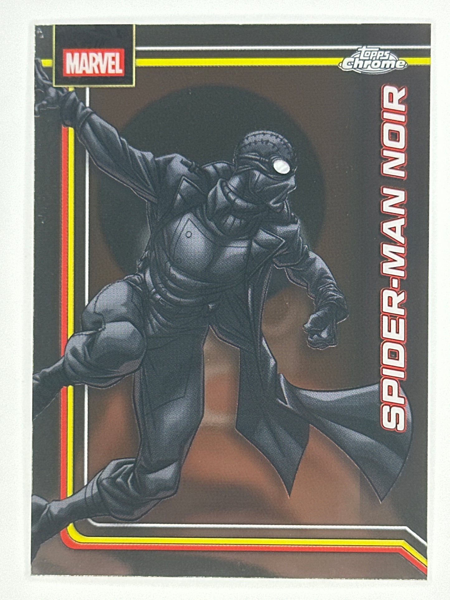 2026 Topps Marvel Chrome 165 Spider-Man Noir Base Card