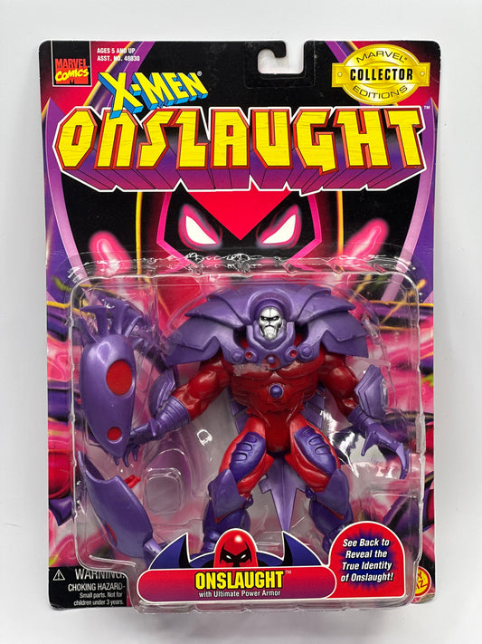 X-Men Onslaught with Ultimate Power Armor Toy Biz Action Figure – 1997 Sealed