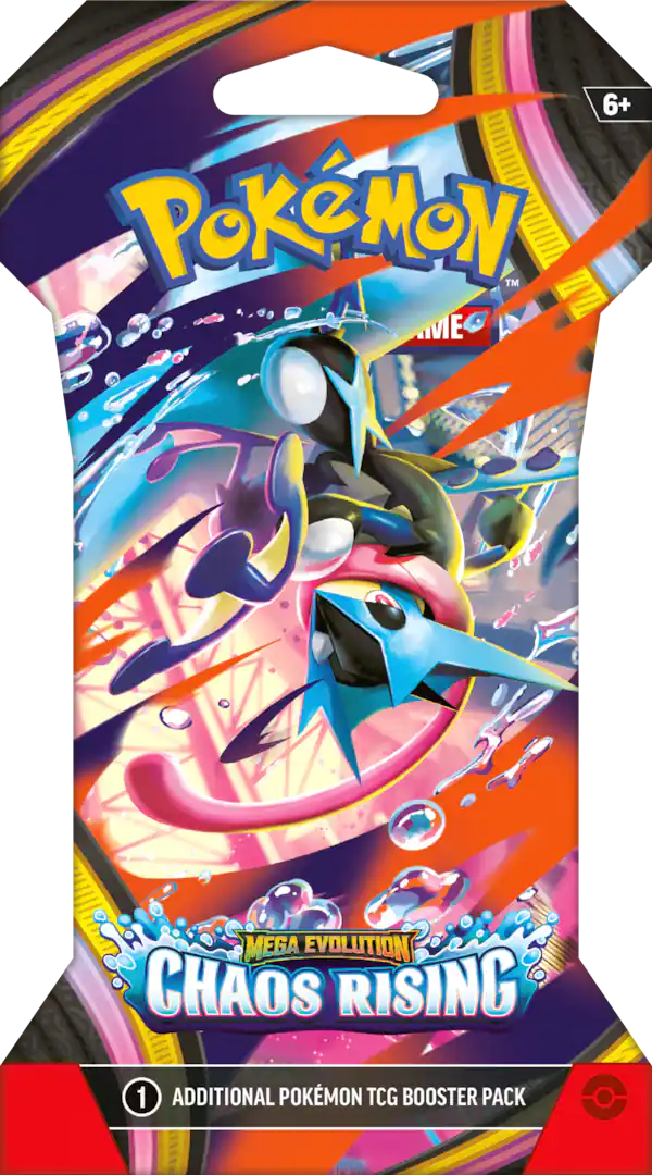 Pokémon Trading Card Game Mega Evolution Chaos Rising Booster Pack