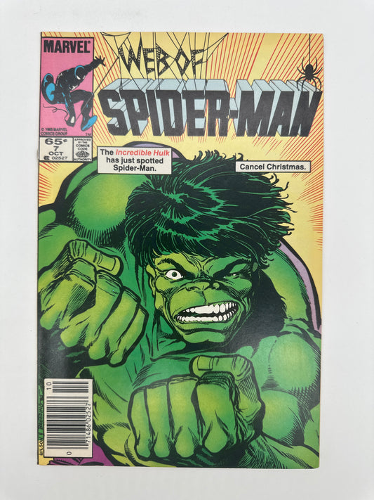Web of Spider-Man #7 Newsstand NM