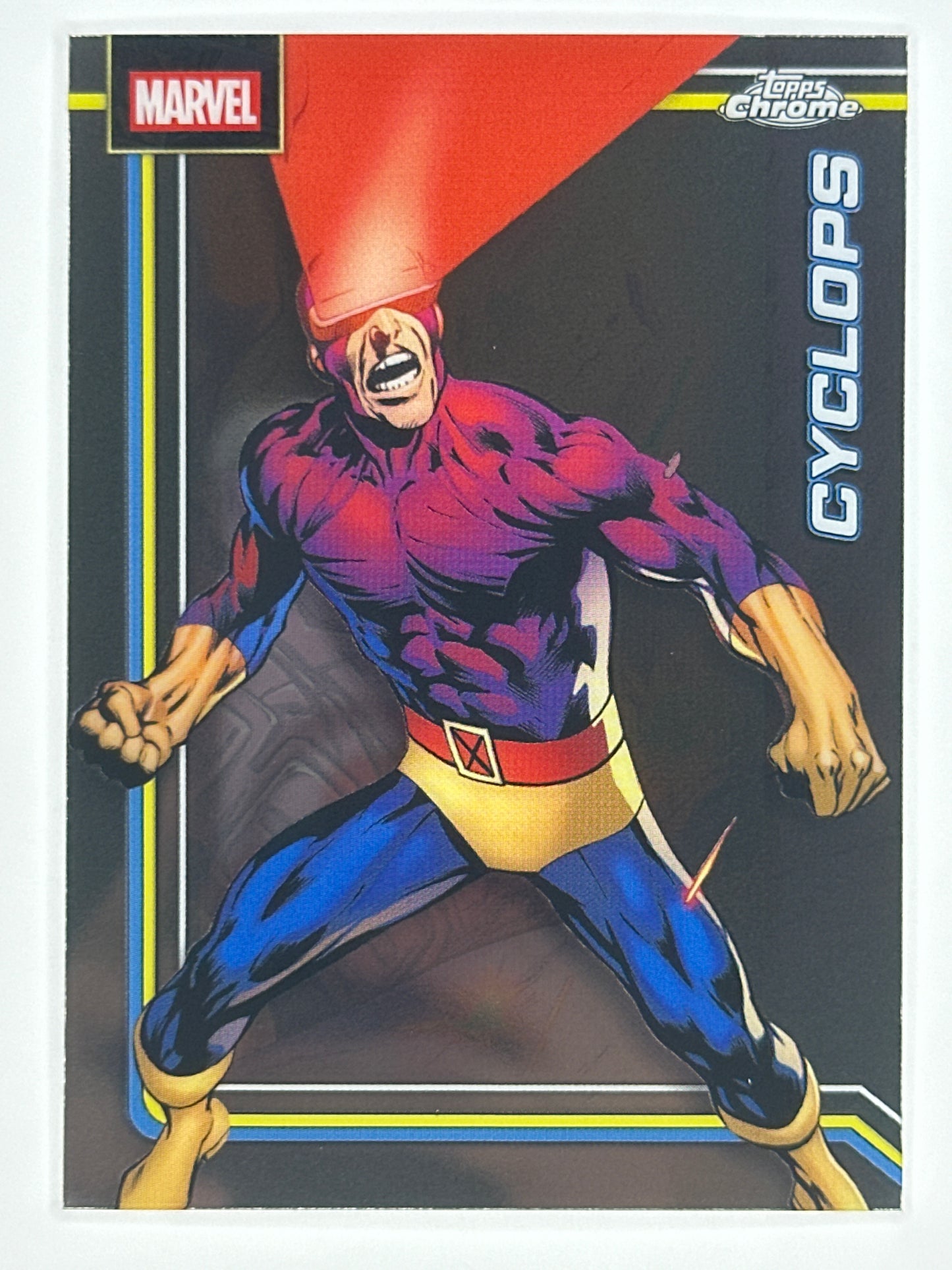 2026 Topps Marvel Chrome 024 Cyclops Base Card