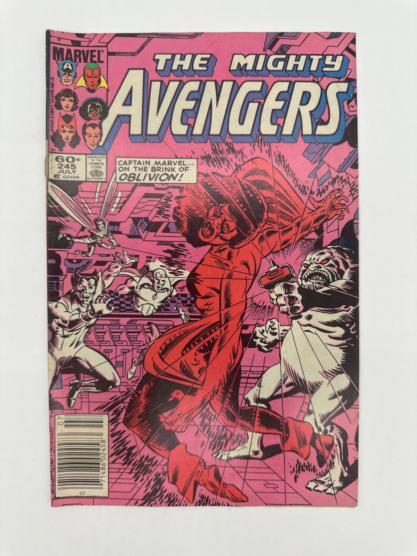 The Avengers #245 Newsstand VF