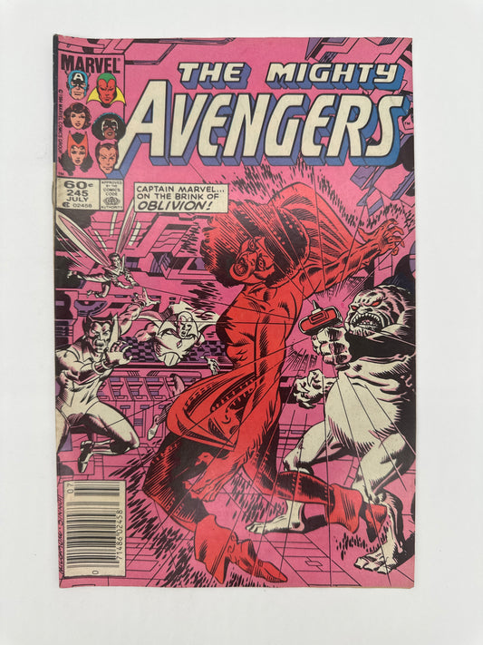 The Avengers #245 Newsstand VF