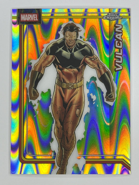 2026 Topps Marvel Chrome 191 Vulcan RayWave Refractor Card