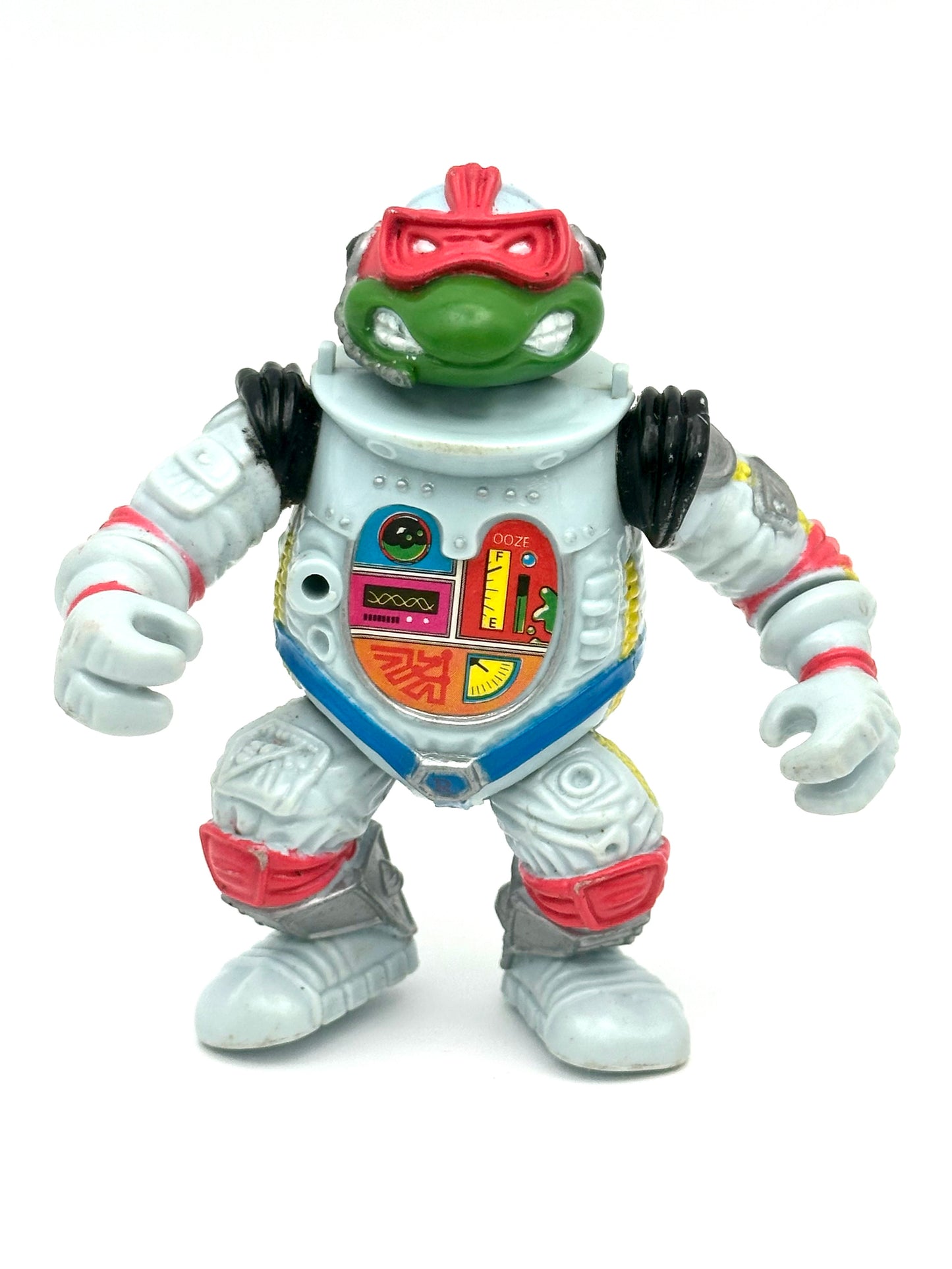 Vintage 1990 TMNT Raph the Space Cadet Action Figure – Near Complete Original Playmates Release