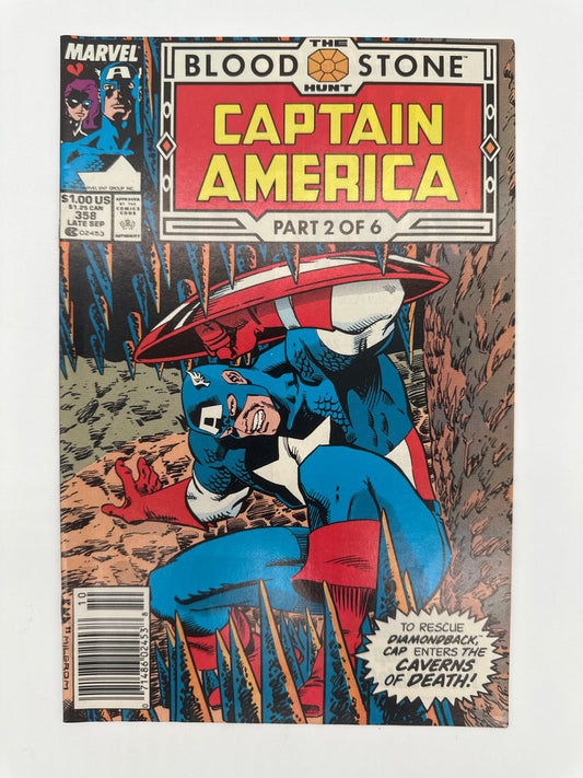 Captain America #358 Newsstand NM
