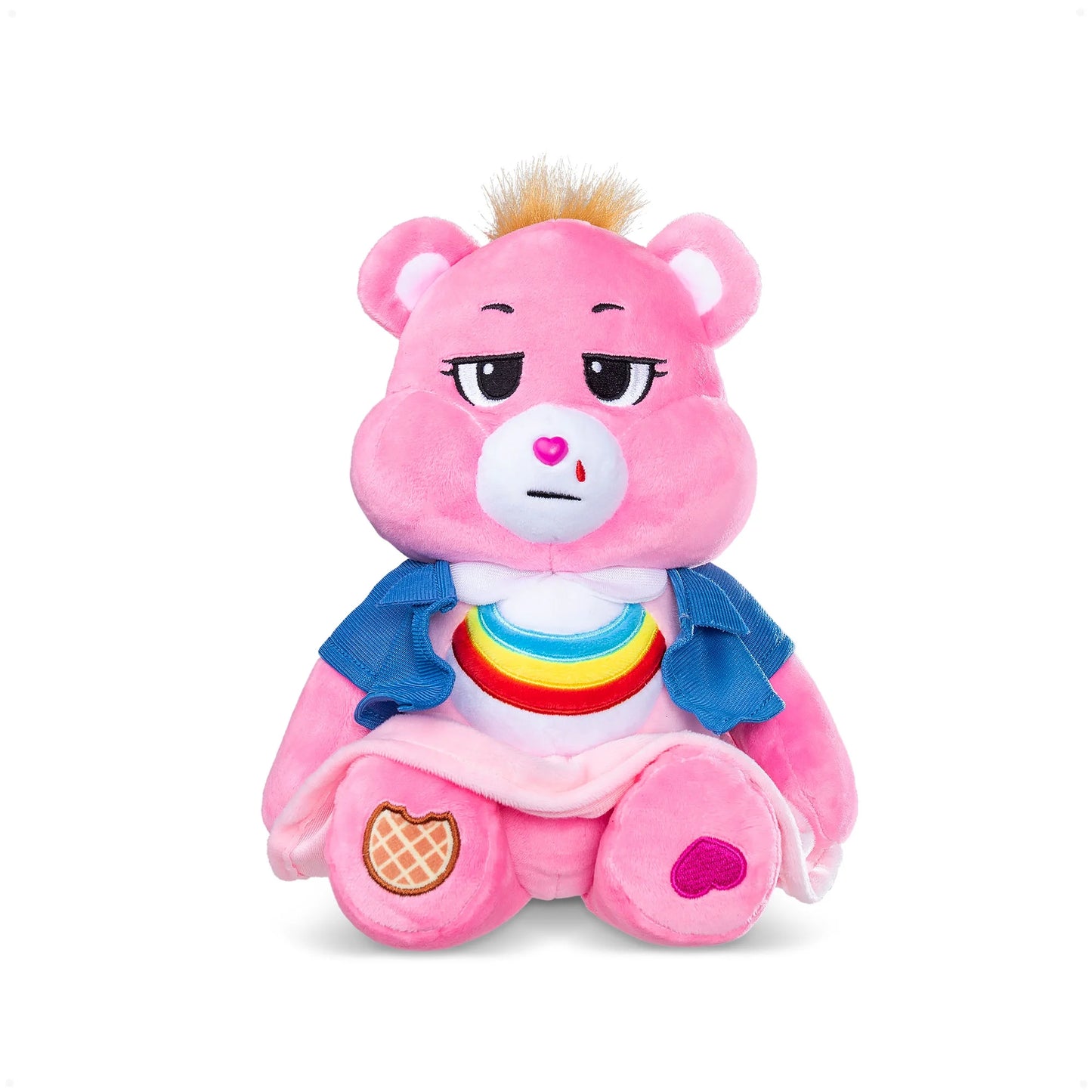 Netflix - Care Bears x Stranger Things Cheer Bear as Eleven, 12 Inch Plush