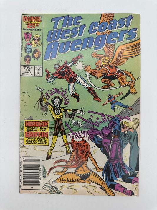 West Coast Avengers #10 Newsstand VF