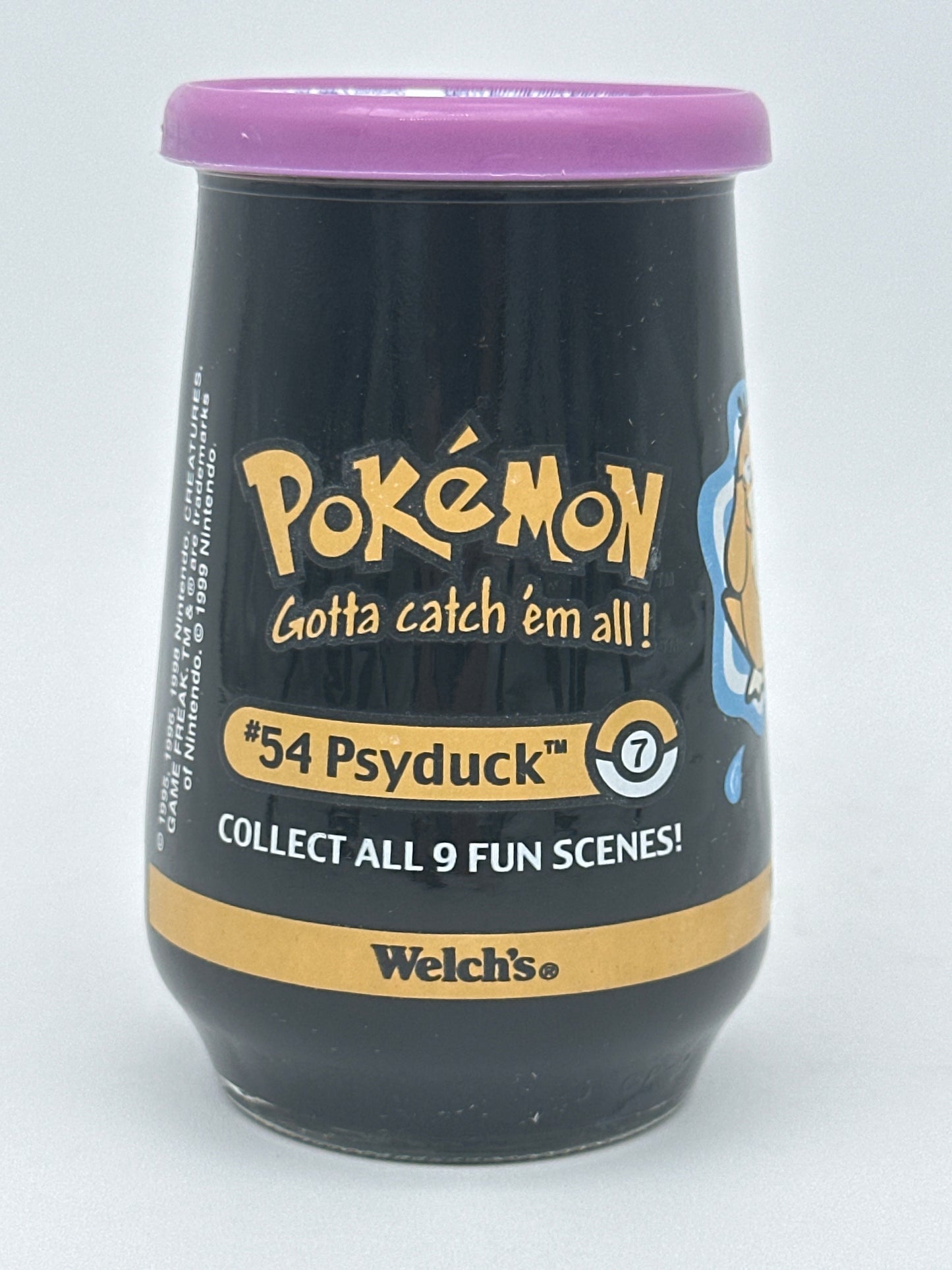 Nintendo Pokémon Psyduck Welch's Jelly Jar SEALED