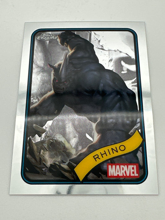 Marvel Topps Chrome Rhino Base