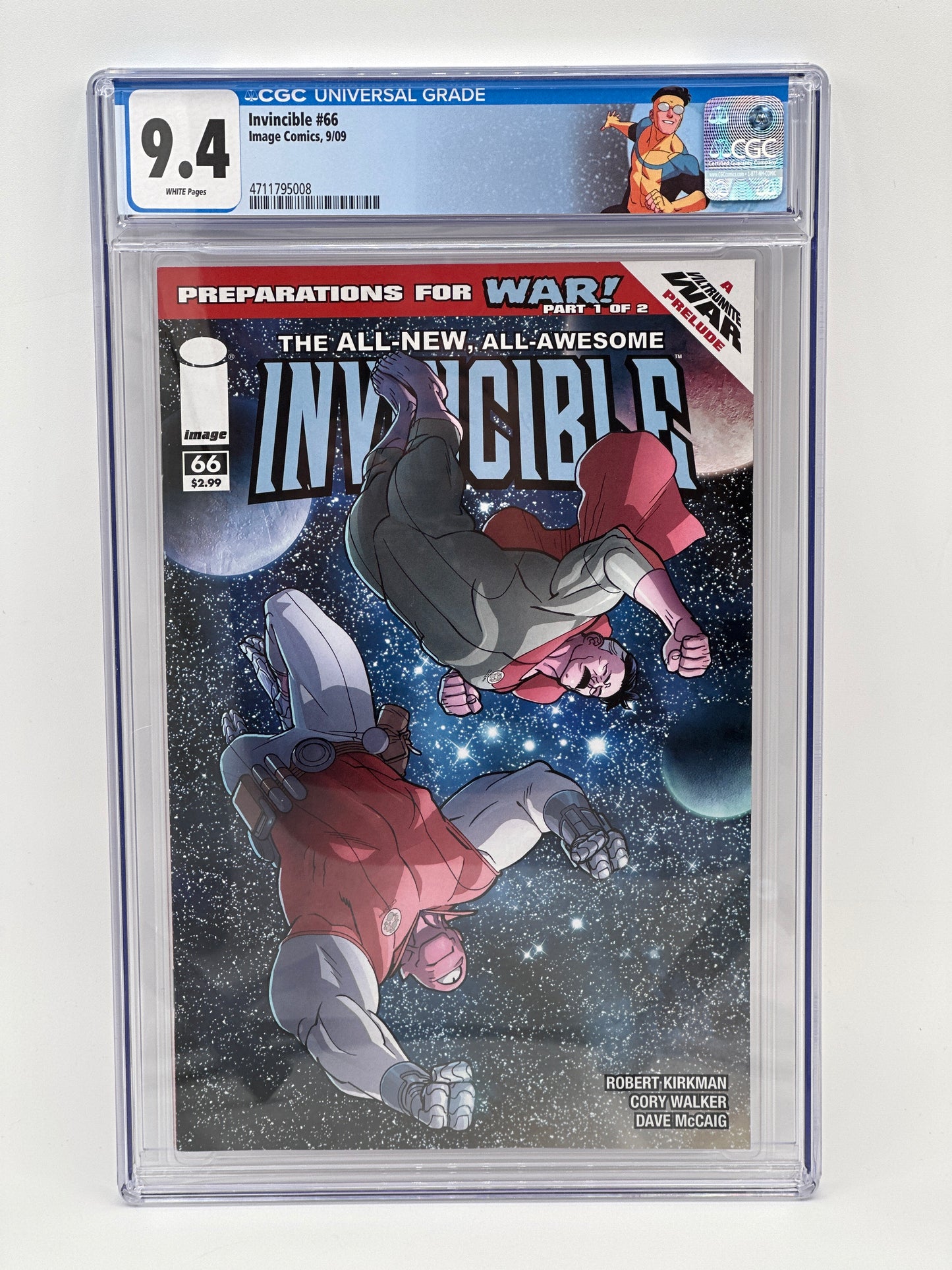 Invincible #66 CGC 9.4 Custom Label