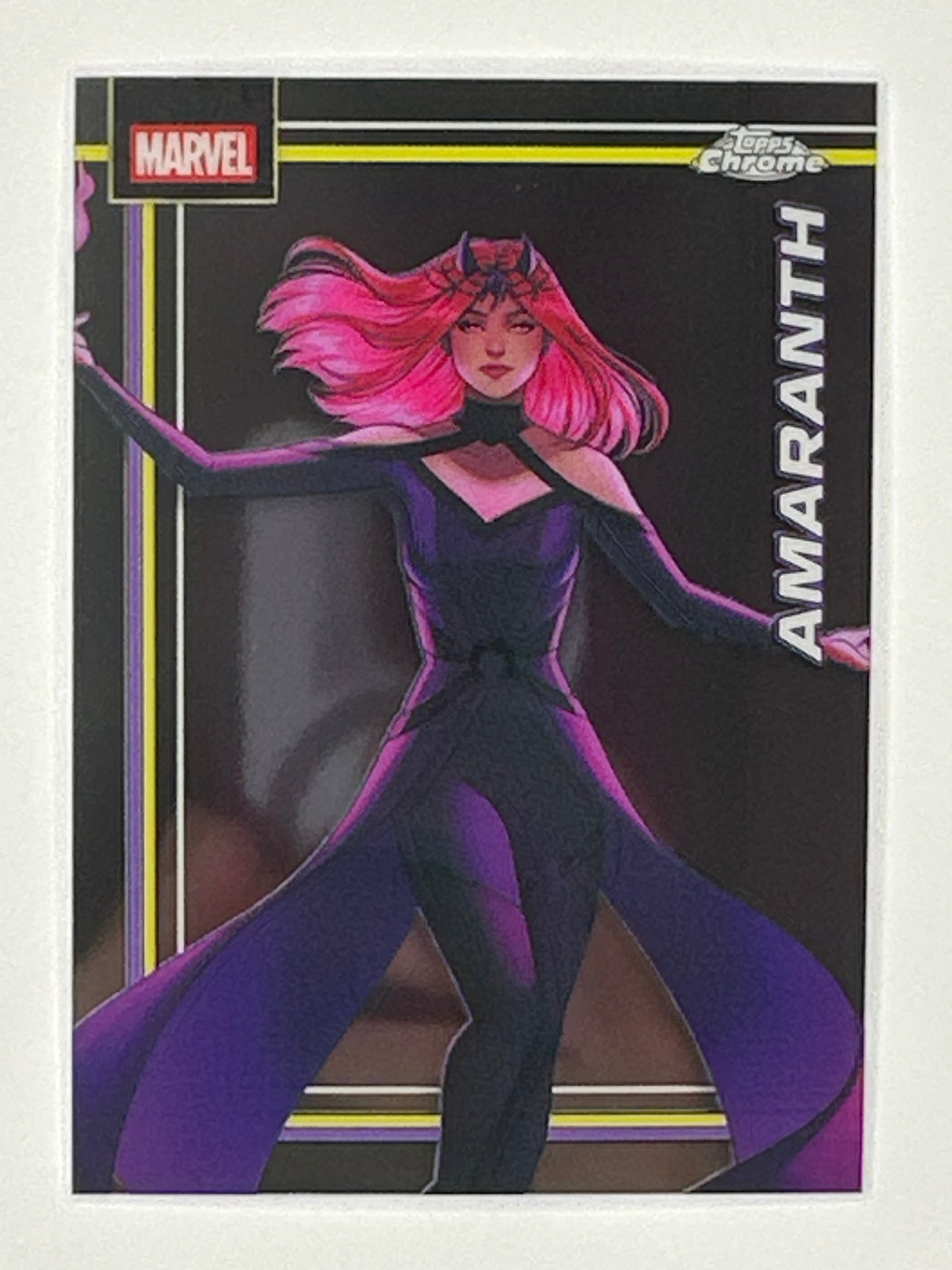 2026 Topps Marvel Chrome 004 Amaranth Base Card