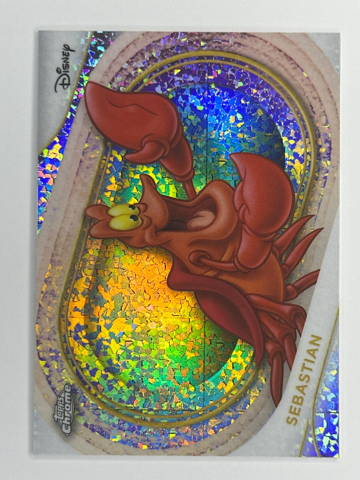 2025 Topps Disney Chrome 059 Sebatian Mini-Diamonds Refractor Card