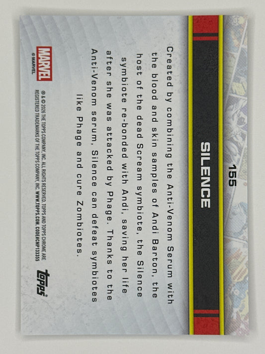 2026 Topps Marvel Chrome 155 Silence Base Card