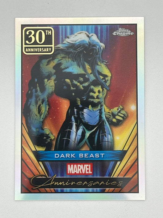 Marvel Topps Chrome Anniversaries Dark Beast