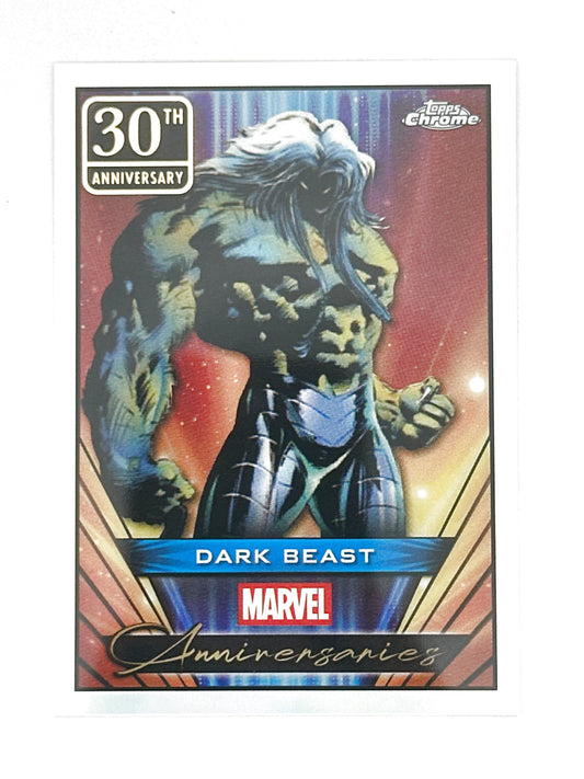 Marvel Topps Chrome Anniversaries Dark Beast