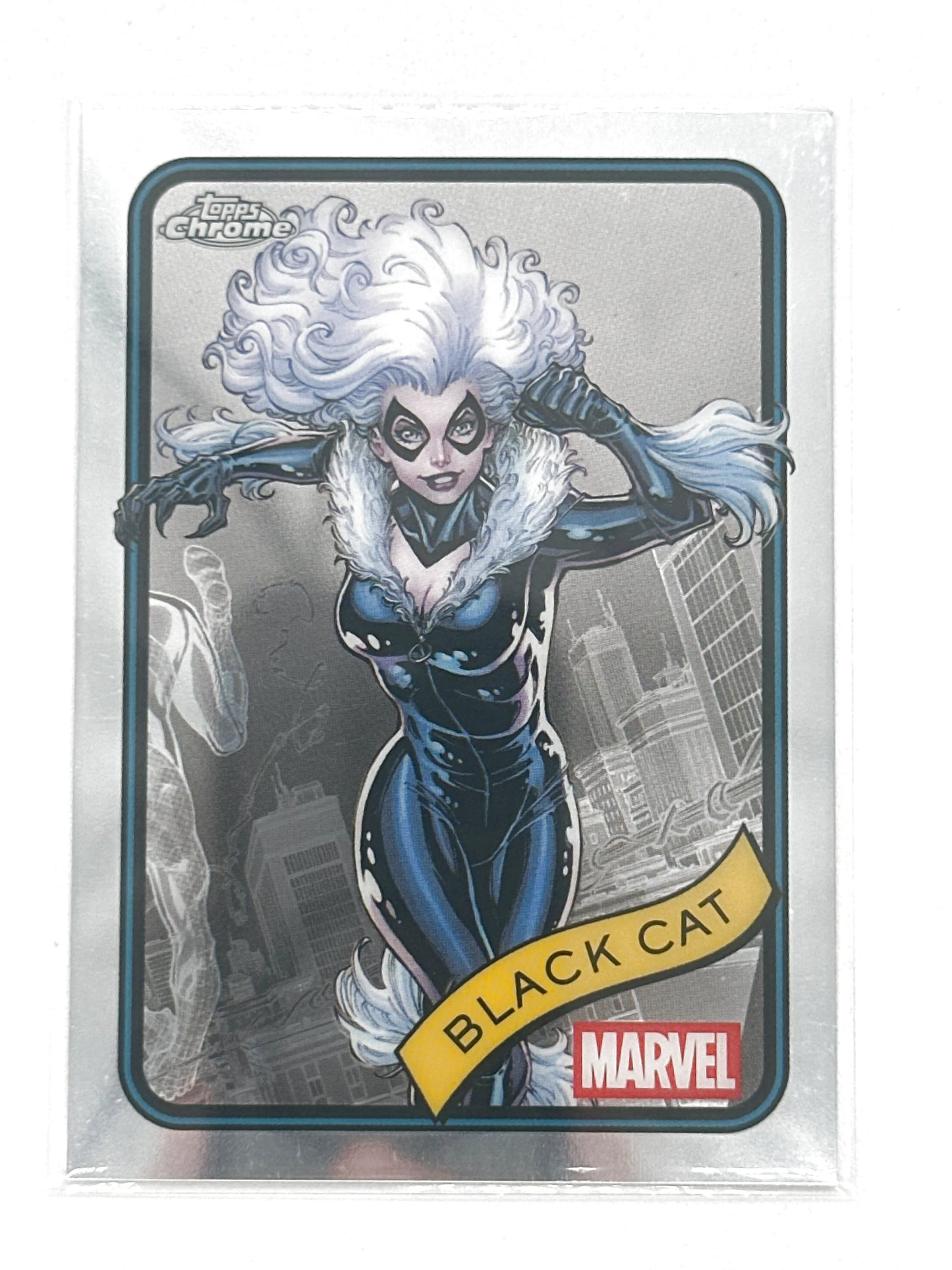 2025 Topps Marvel Chrome #106 Black Cat Base