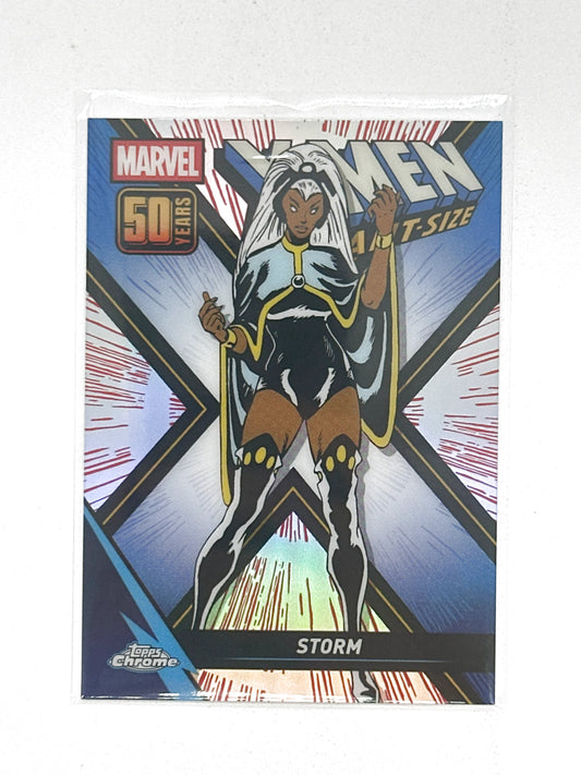 2025 Topps Marvel Chrome #000XM-4 Storm X-Men Giant-Sized 50 Years