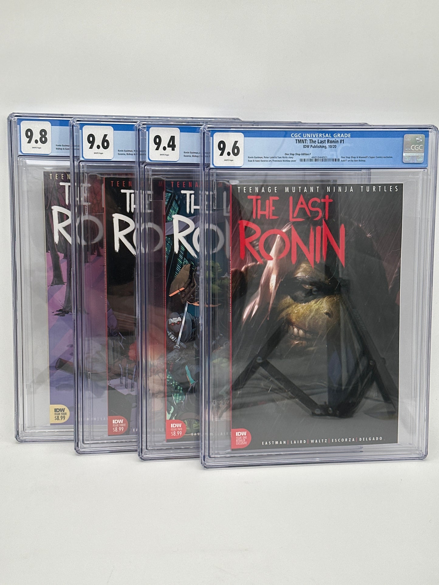 TMNT: The Last Ronin Set Issues 1-4 CGC 9.4-9.8