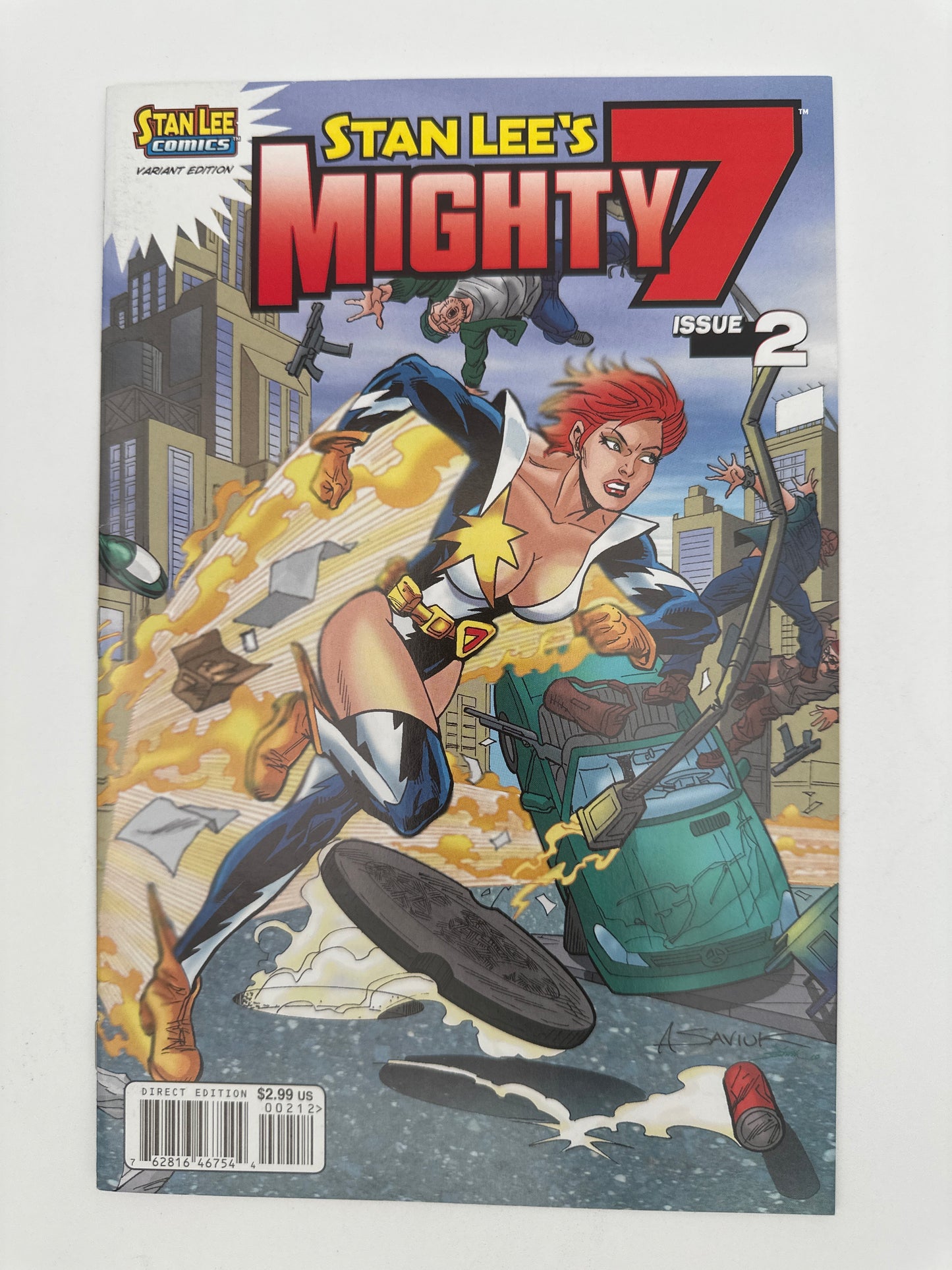 Stan Lee's Mighty 7 #2 Variant VF/NM