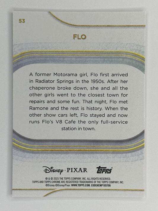 2025 Topps Disney Chrome 053 Flo Base Card