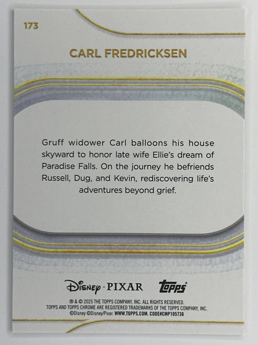 2025 Topps Disney Chrome 173 Carl Fredricksen Base Card
