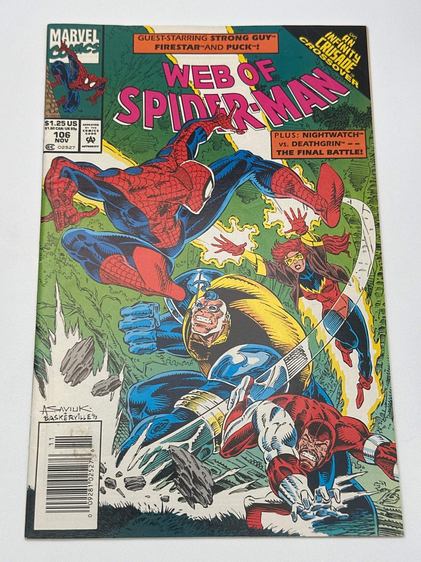 Web of Spider-Man #106 Newsstand FN/VF