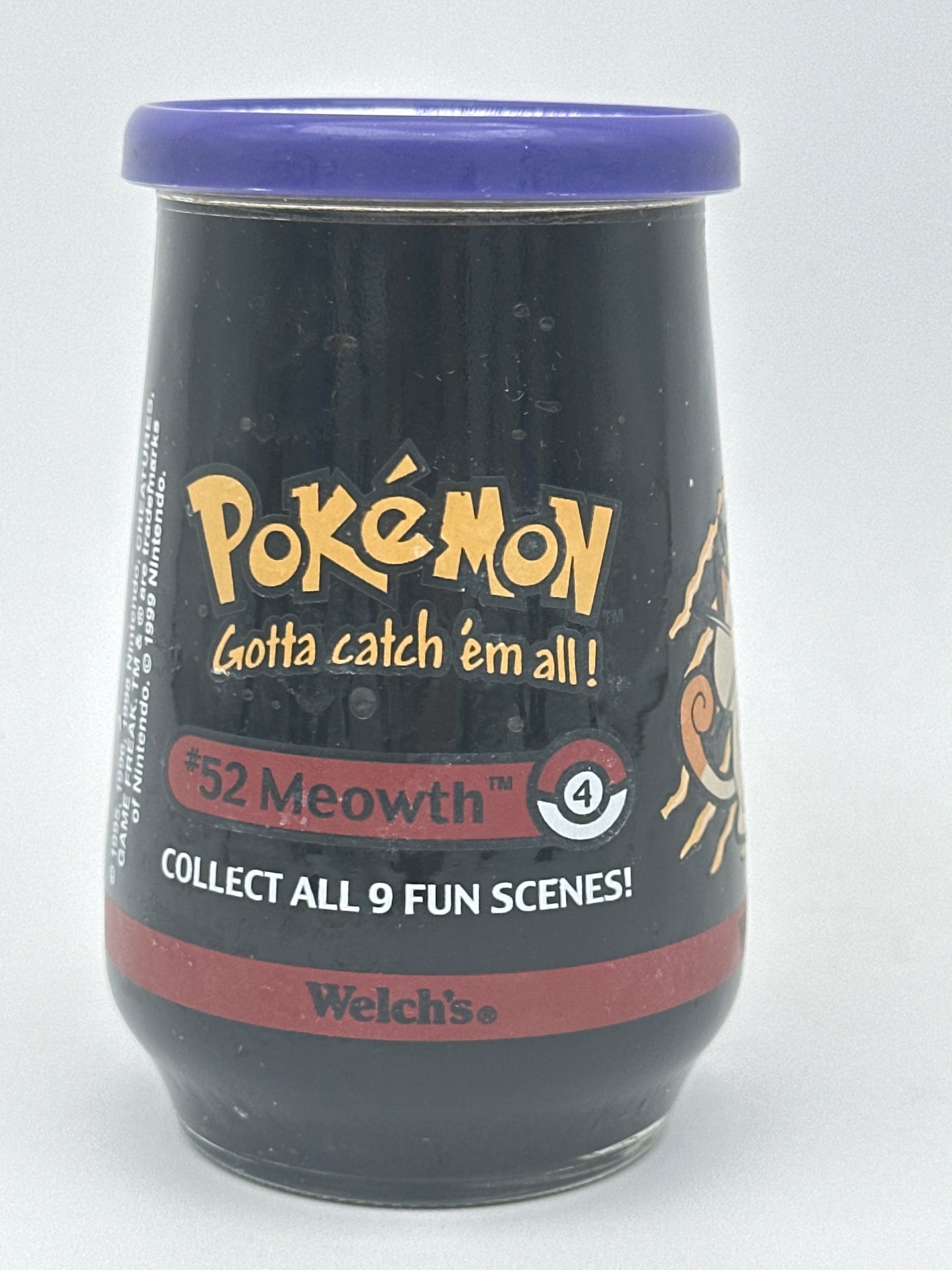 Nintendo Pokémon Meowth Welch's Jelly Jar SEALED